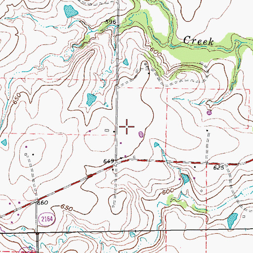 Topographic Map of Belcher Airport (historical), TX