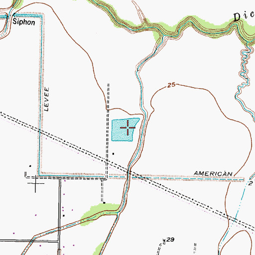 Topographic Map of Kami-Kazi Airport, TX