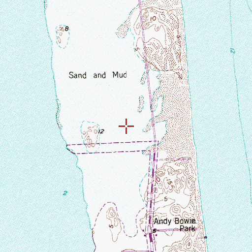 Topographic Map of Southeastern Helicopters Heliport, TX