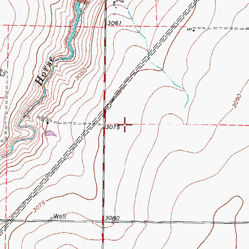 Topographic Map of Major Samuel B Cornelius Field, TX