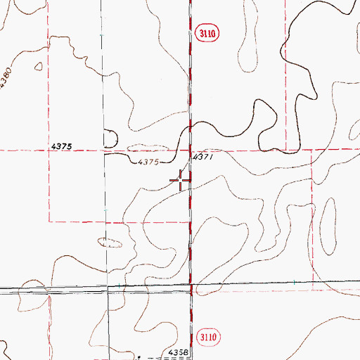 Topographic Map of Nebtex Land Co. Airport, TX