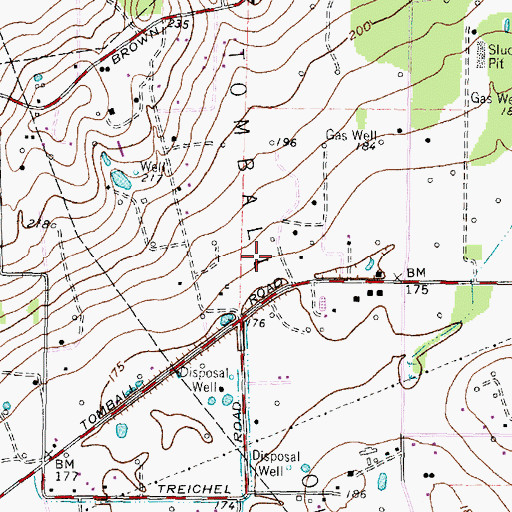 Topographic Map of Field's Field, TX