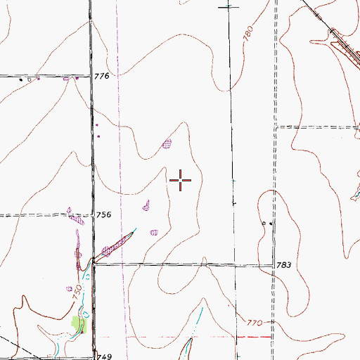Topographic Map of Tri-county Aerodrome, TX