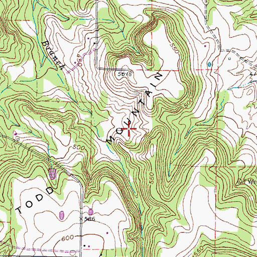 Topographic Map of Mother Frances Hospital Heliport, TX