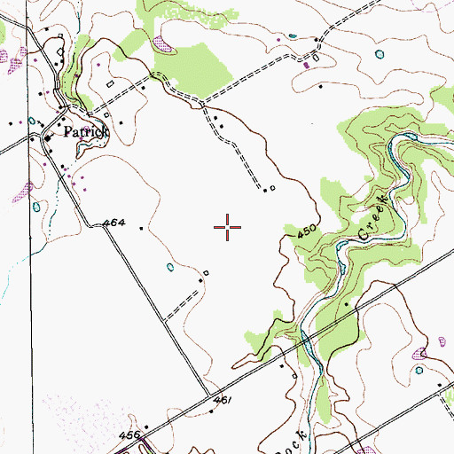 Topographic Map of Tigerbird Field, TX