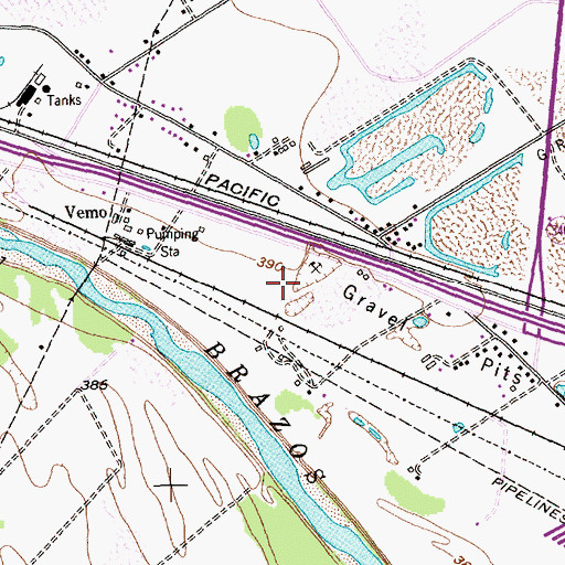 Topographic Map of Sheriff Department Heliport, TX