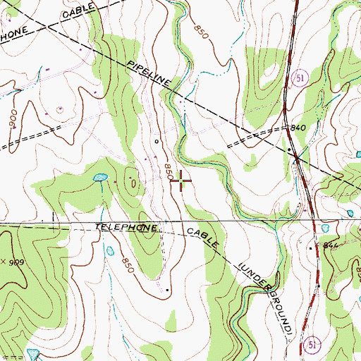 Topographic Map of Buckmaster Heliport, TX