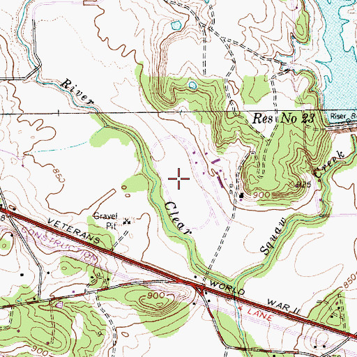 Topographic Map of Trinity Meadows Race Track Heliport, TX