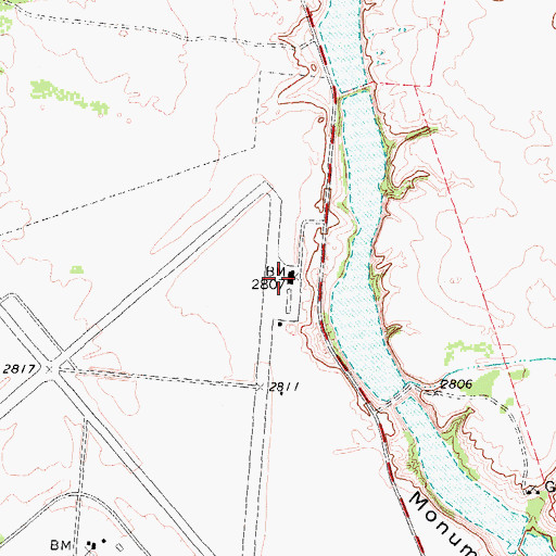 Topographic Map of Winkler County Airport, TX