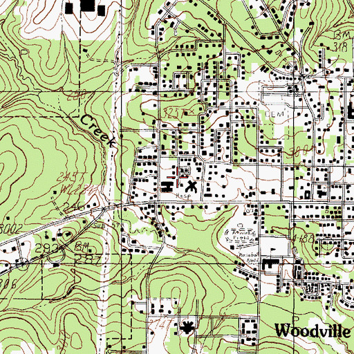 Topographic Map of Tyler County Hospital Heliport, TX