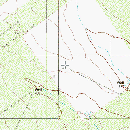 Topographic Map of Zapata County Airport, TX