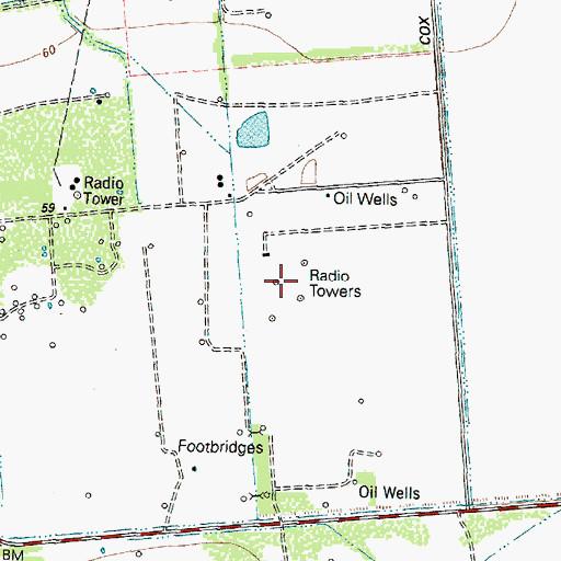 Topographic Map of KTRH-AM (Houston), TX