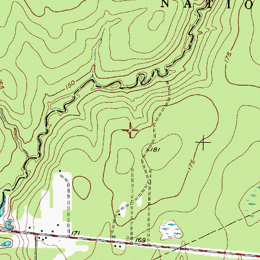 Topographic Map of KJZS-FM (Conroe), TX