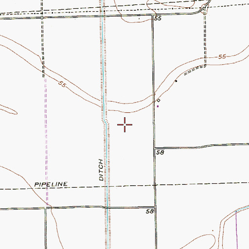 Topographic Map of KBFM-FM (Edinburg), TX