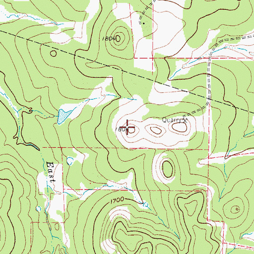 Topographic Map of KFAN-FM (Johnson City), TX