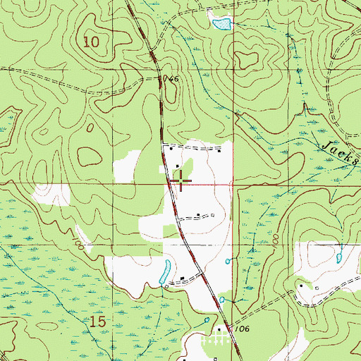 Topographic Map of Richardson School (historical), AL