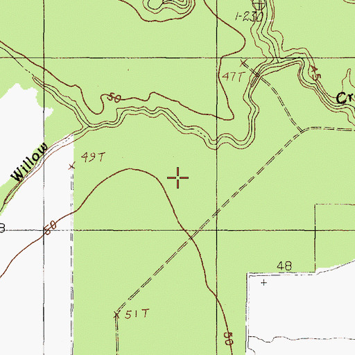 Topographic Map of KHYS-FM (Port Arthur), TX