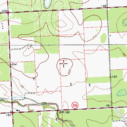 Topographic Map of KMFM-FM (Premont), TX