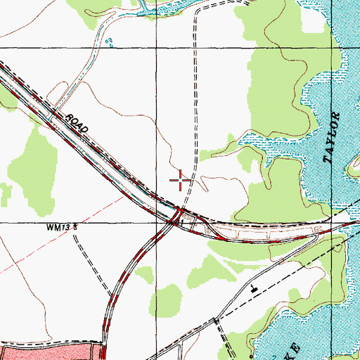 Topographic Map of KRTS-FM (Seabrook), TX