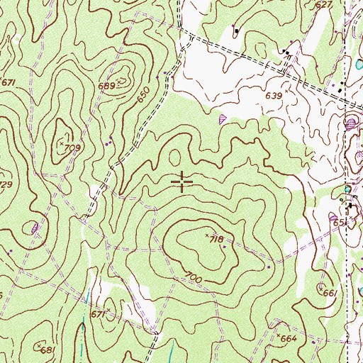 Topographic Map of KMMX-FM (Terrell Hills), TX