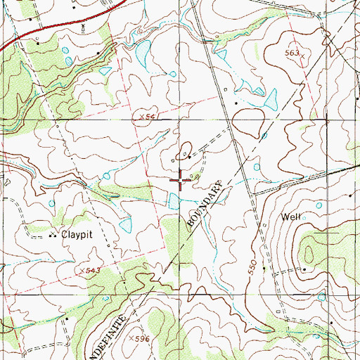 Topographic Map of KVDA-TV (San Antonio), TX