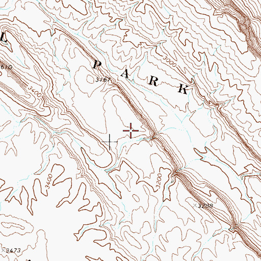Topographic Map of Tinaja Rana, TX