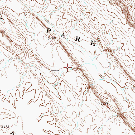 Topographic Map of Tinaja Grande, TX