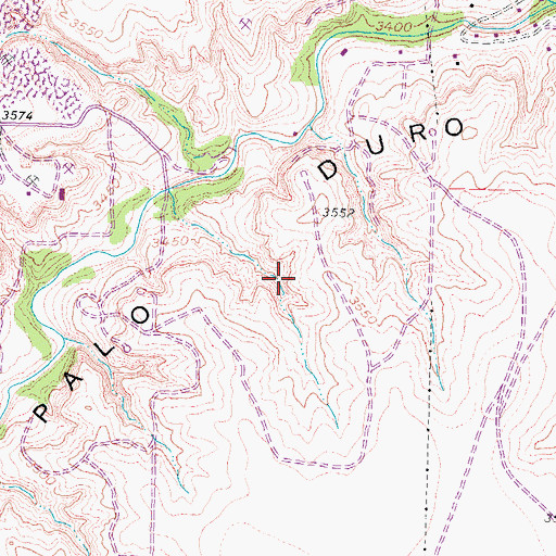 Topographic Map of Timbercreek Canyon, TX