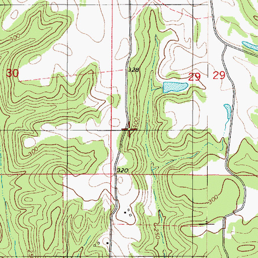 Topographic Map of Anderson School (historical), AL