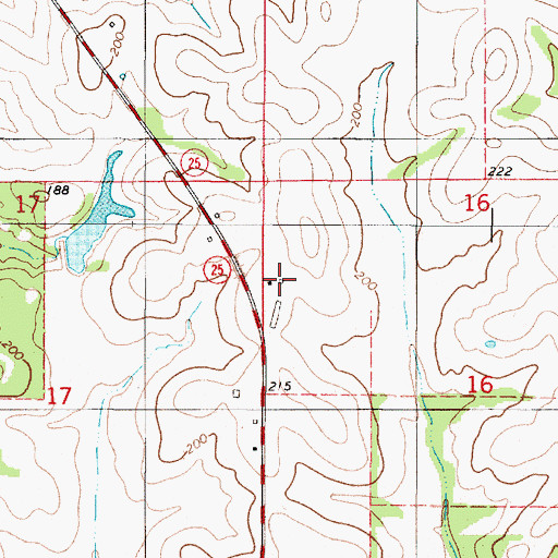 Topographic Map of Bester (historical), AL