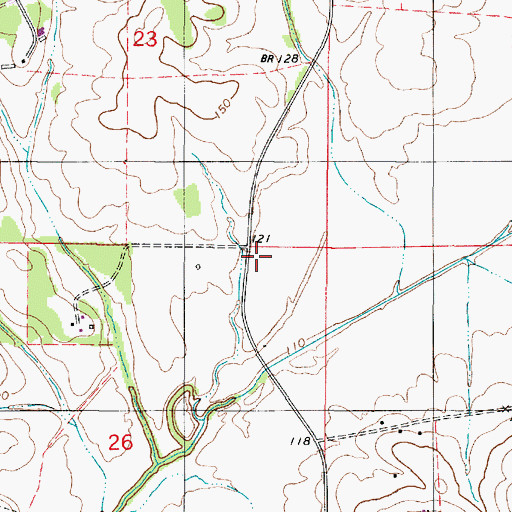 Topographic Map of Mary Grote Church (historical), AL