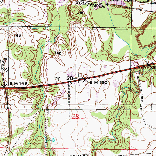 Topographic Map of Prospect School (historical), AL