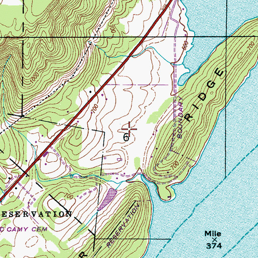 Topographic Map of Alabama State Prison Camp (historical), AL