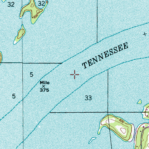 Topographic Map of Gross Bar, AL