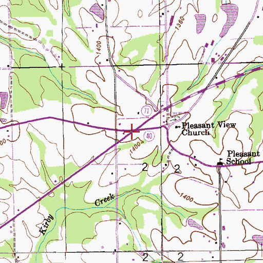 Topographic Map of Index (historical), AL