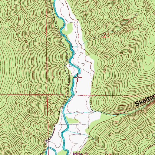 Topographic Map of Jack Lane (historical), AL