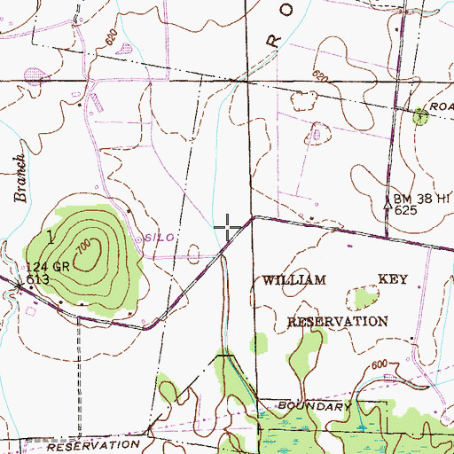 Topographic Map of Jacobs Mill (historical), AL