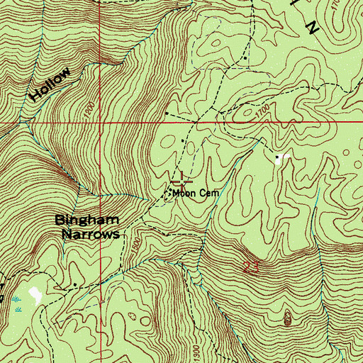 Topographic Map of Jones School (historical), AL
