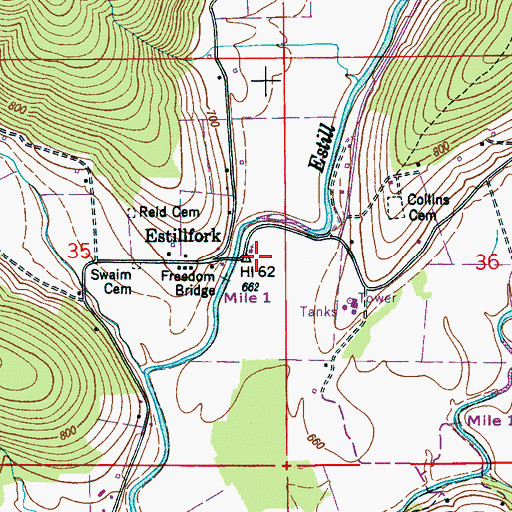 Topographic Map of Milan (historical), AL