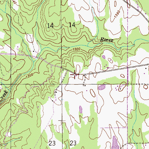 Topographic Map of New Herman Church, AL