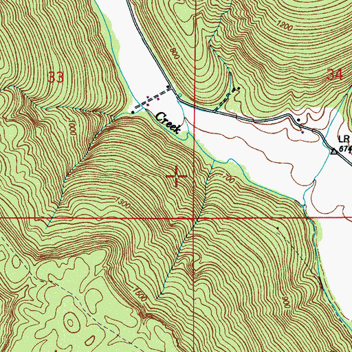 Topographic Map of Padgett (historical), AL