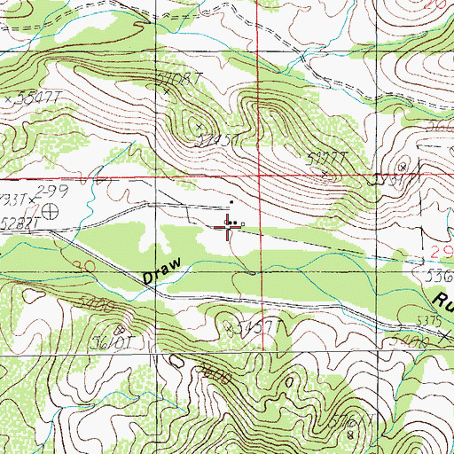 Topographic Map of Winkler Ranch, AZ