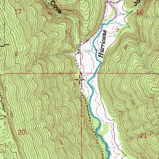 Topographic Map of Sandy Hook Church (historical), AL