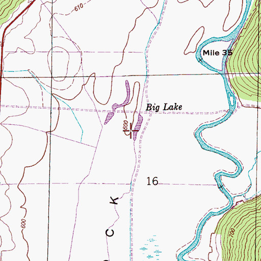 Topographic Map of Serotas Spring, AL