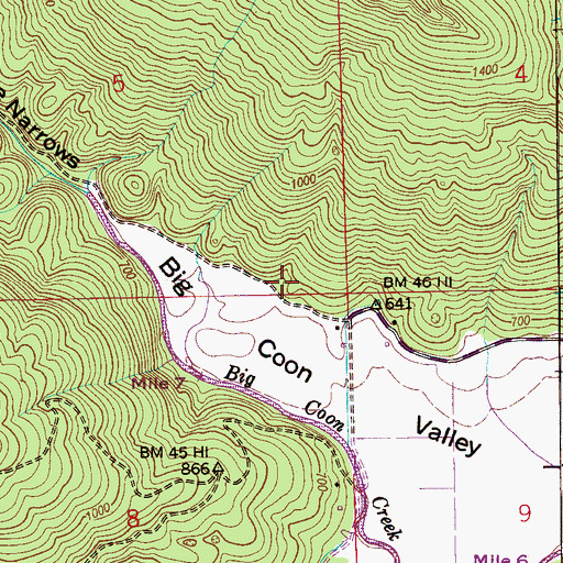 Topographic Map of Walnut Grove School (historical), AL