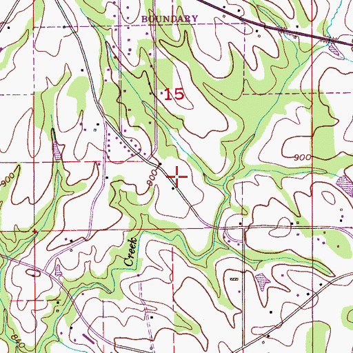 Topographic Map of Reedbrake (historical), AL