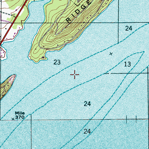 Topographic Map of Upper Bar, AL