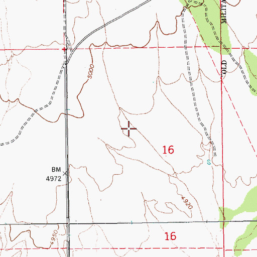 Topographic Map of Wood Canyon, AZ