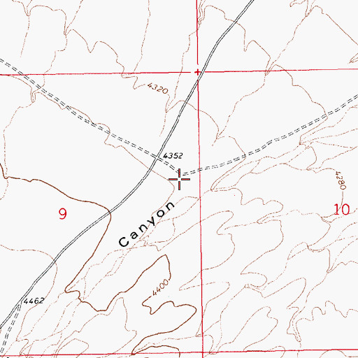Topographic Map of Wood Canyon, AZ