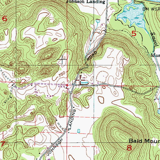 Topographic Map of First Church of Jesus Christ, AL
